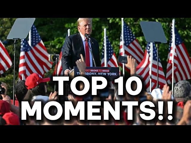 Top 10 Moments From Trump Rally In The Bronx! (And 2 STUPID Clips)