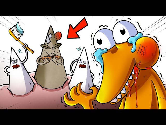 [Animation] Orange Has A Teeth Problem | Bad Teeth😬🦷 | 🌈Rainbow Friends Animation |SLIME CAT