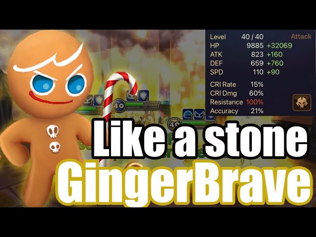 【Summoners War | Curry's RTA】The Power GingerBrave, He is so hard, so rock solid！