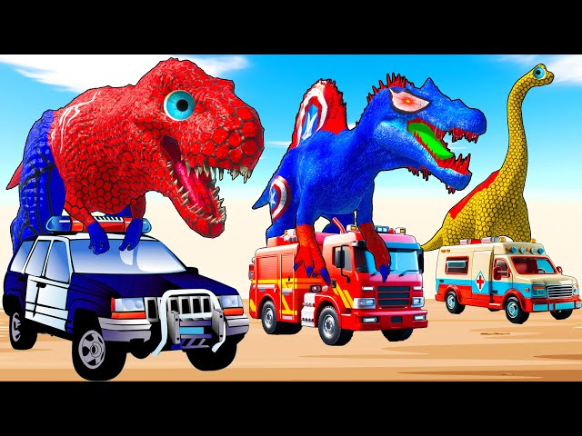 Giant Indominus, Triceratops, Pteranodon & GODZILLA MEGALODON x Legendary Kong: The New Empire