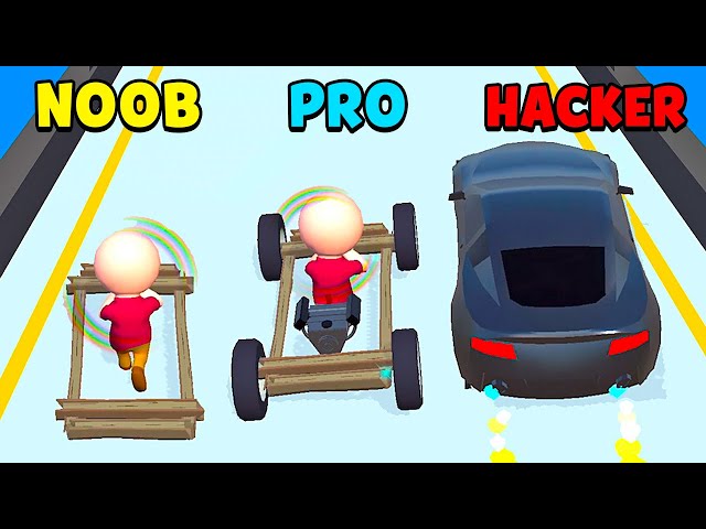 NOOB vs PRO vs HACKER - Build Your Vehicle