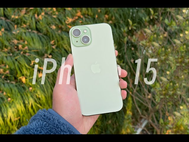 「黑貓」綠色 iPhone 15 開箱 + 簡單評測：好好看的青蘋果！