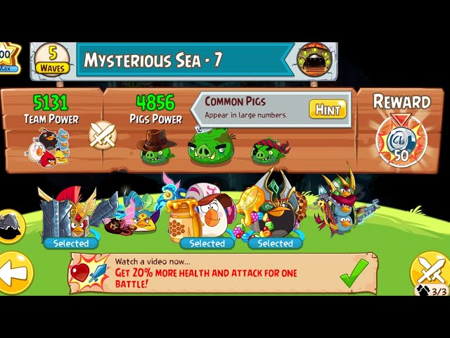 Mysterious Sea 7 - In Angry Birds Epic