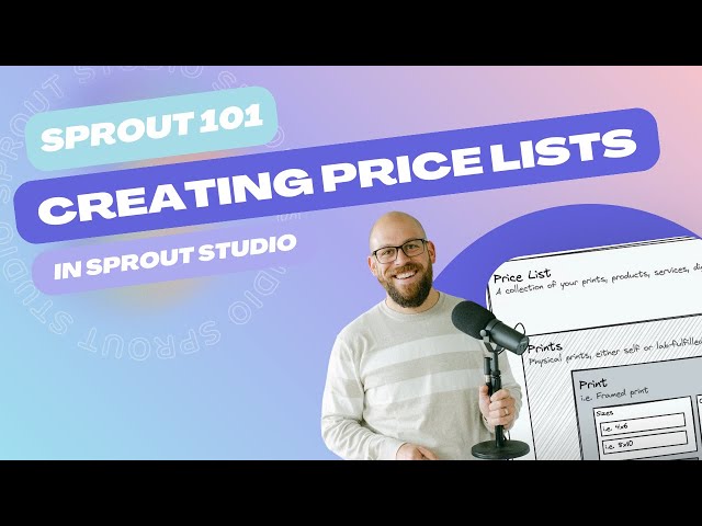 Sprout 101 - Price Lists