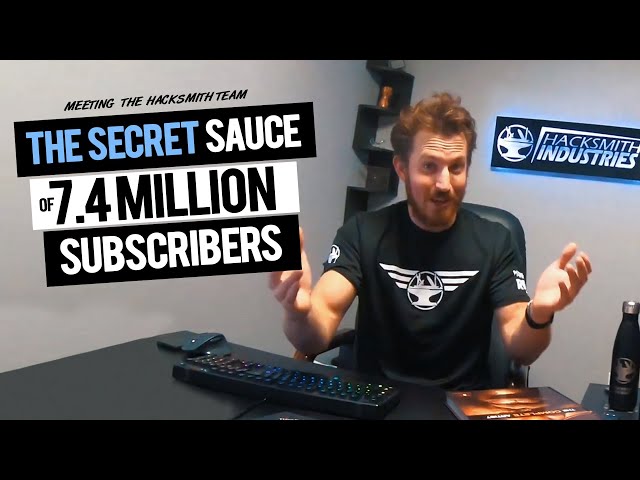 HackSmith's Secret TO 7.5 Million Subscribers on Youtube...Tour & Interview with The Hacksmith Team
