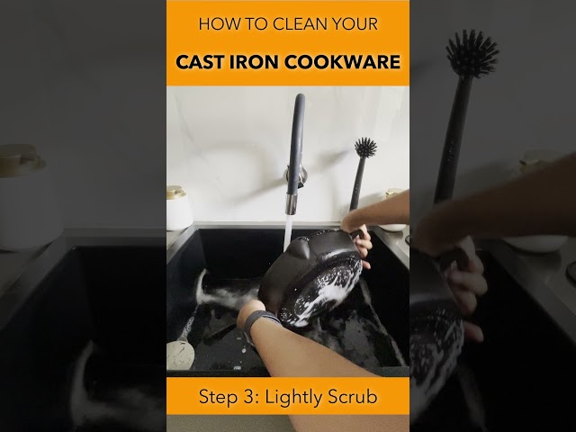 How to clean your cast iron cookware