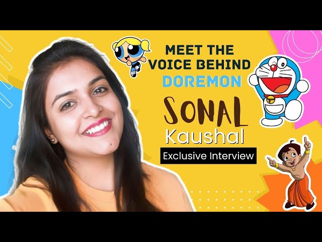 Meet The Voice Behind Doremon, Pikachu, Chota Bheem Sonal Kaushal || Exclusive Interview @motormo