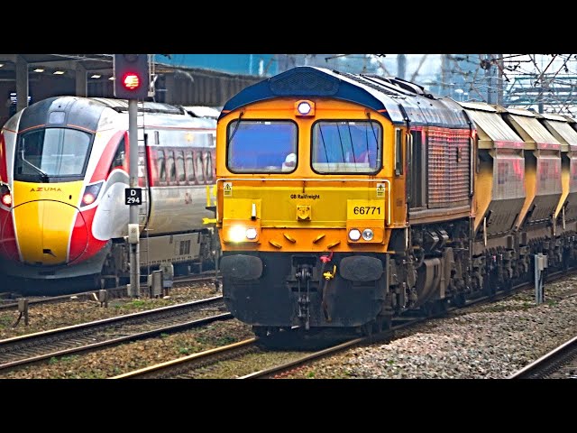 Trains at Doncaster Station, ECML - 11/03/24