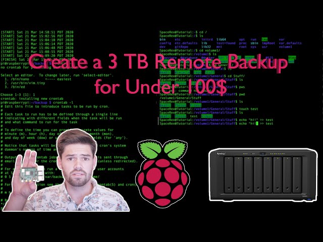 Use a RaspberryPi as an Offsite / Remote Backup for your Critical Data! | 4K TUTORIAL
