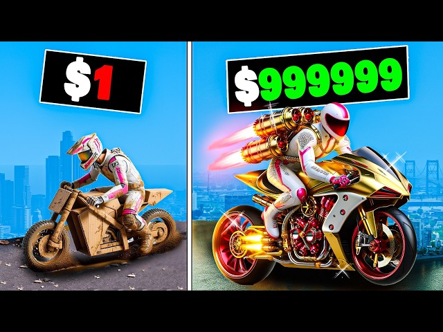Every time I crash my bike gets more expensive in GTA 5