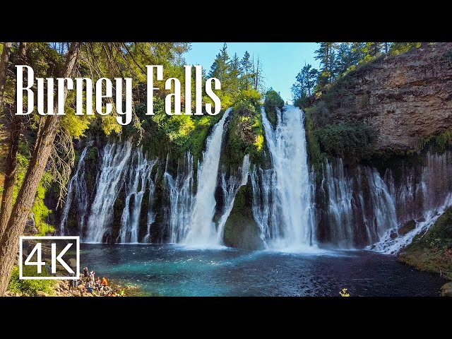[4K] Burney Falls - California - Walking Tour