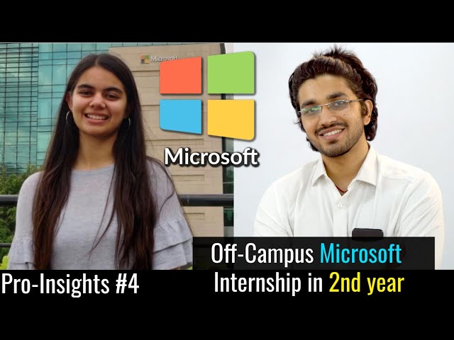 How to crack Microsoft Off-campus placement | #4 Pro-Insights with Aman Dhattarwal