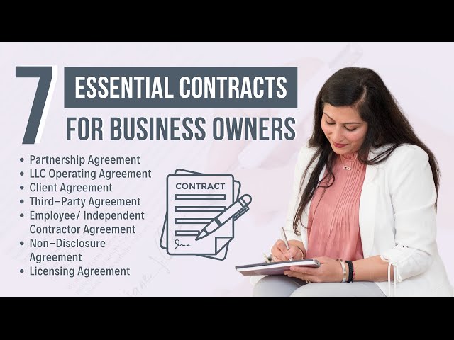 The 7 Essential Contracts Every Business Owner Needs 📄