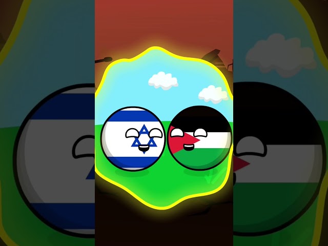 Amistad Entre Palestina e Israel #countryballs