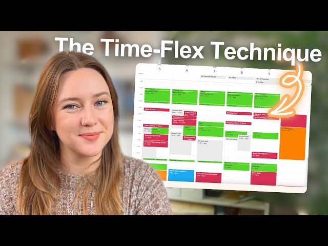 How I manage my time - the Time Flex Tier Technique