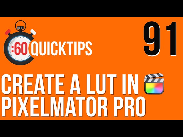 Ep 91 Create a LUT in Pixelmator Pro