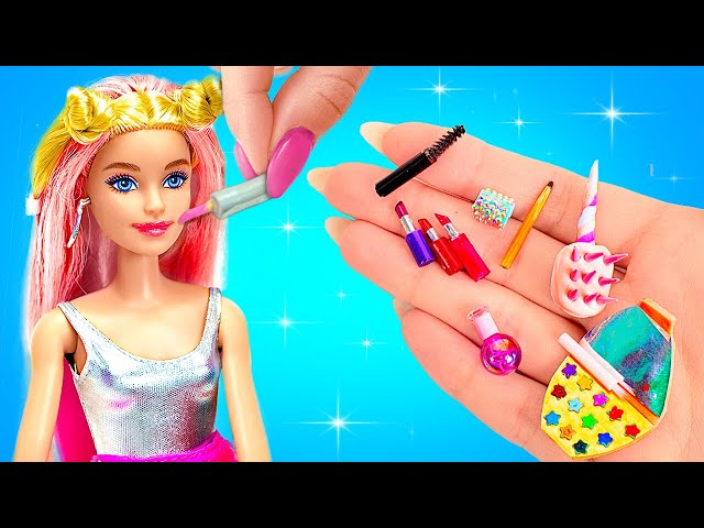 DIY Cosmetics for Dolls 💄 Miniature Doll Crafts