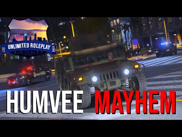 GTA 5 Roleplay- URP #5 - When you give a furry a Humvee (Criminal)