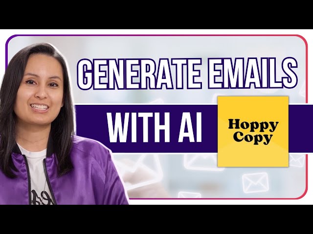 Hoppy Copy Ai Email Generator | Boost Your Email Game!