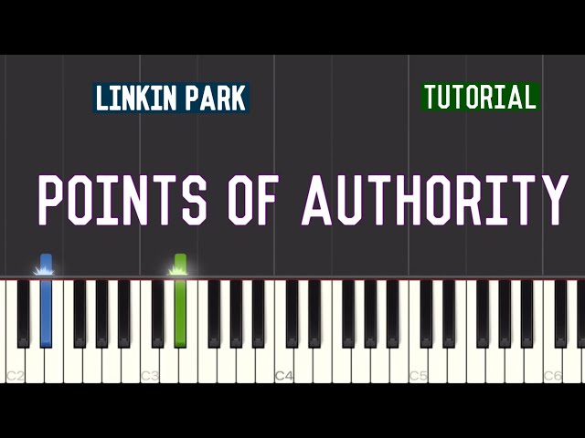 Linkin Park - Points Of Authority Piano Tutorial