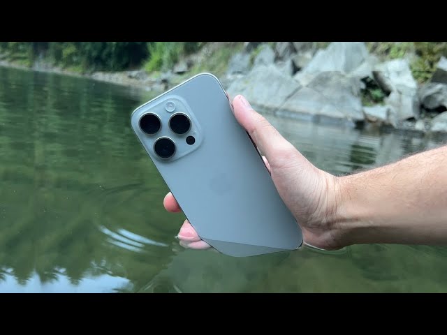 Apple iPhone 15 Pro Max Water Test   Will It Survive Underwater?
