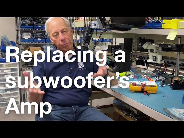Can you replace your subwoofer driver?
