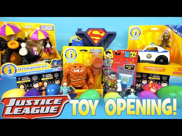 Justice League Toys Mega Toy Opening! KidCity