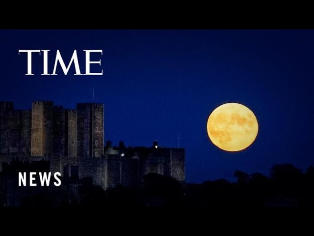 Watch: The Fourth and Final Supermoon of 2023 Lights Up the Sky