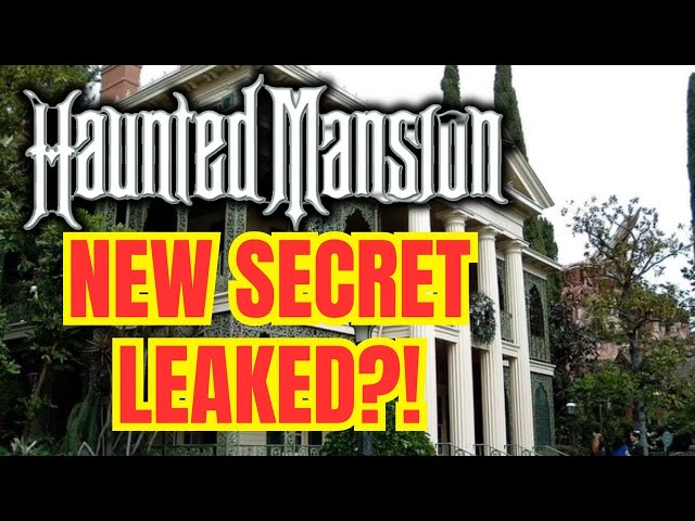 Did Disney Just ACCIDENTLY LEAK The BIGGEST Haunted Mansion SECRET