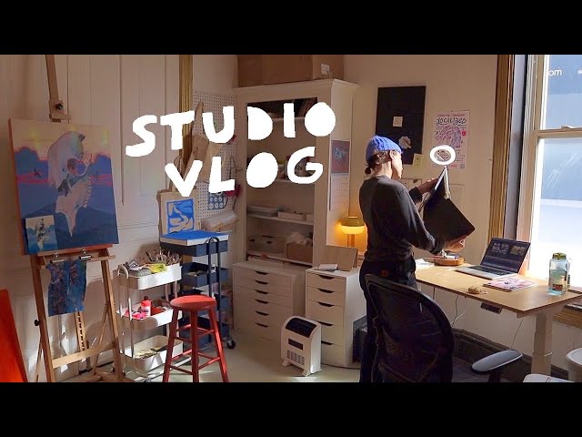 hang out with me in my art studio