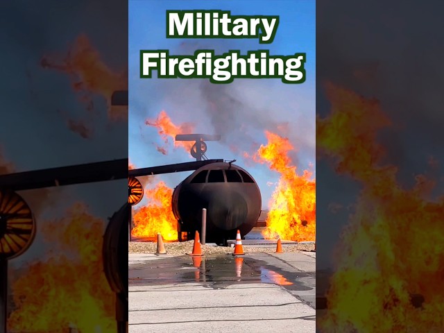 Aircraft Crash Rescue Firefighting (ARFF) | U.S. Air Force | #shorts