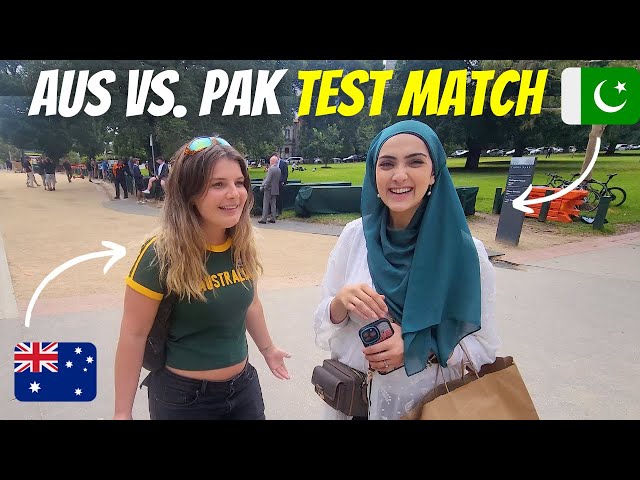 WE WATCHED PAKISTAN VS. AUSTRALIA TEST MATCH IN STADIUM! 😫🇦🇺🇵🇰 *PART 2*  IMMY AND TANI