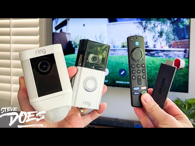 Ring Cameras Viewed On Amazon Fire TV Stick and Echo Show
