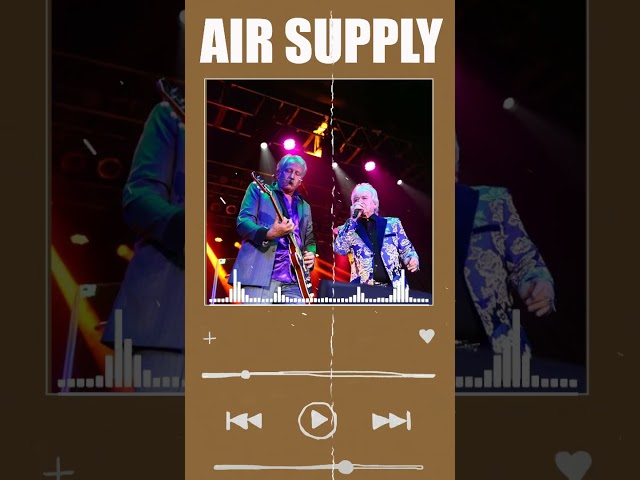 Air Supply classic soft rock songs!!! 📻 #airsupply #softrock #shorts #rock