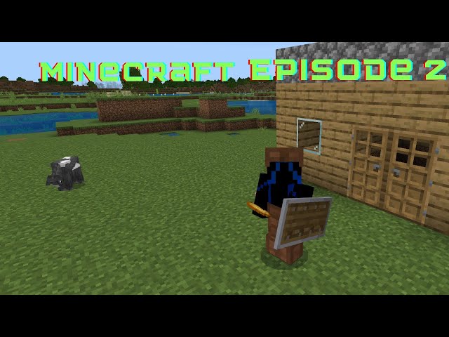 Building An Actual house. Minecraft Lets Play Part 2