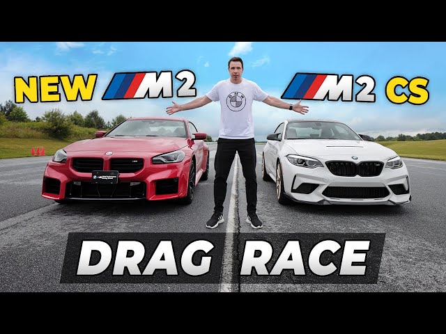 2023 BMW M2 vs. F87 M2 CS: DRAG RACE