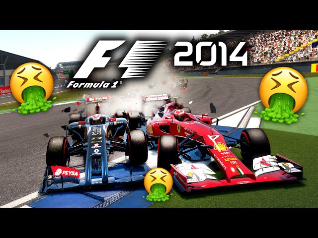 Playing F1 2014 but it's 10 YEARS LATER