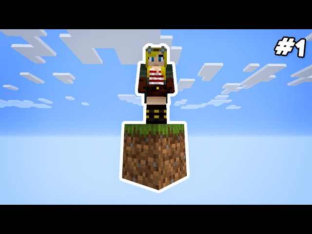 Minecraft Skyblock - but it’s just ONE BLOCK! #1