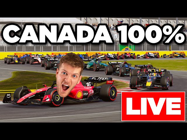 100% Full Canadian GP Vs Viewers! F1 23 Online Races | LIVE 🔴