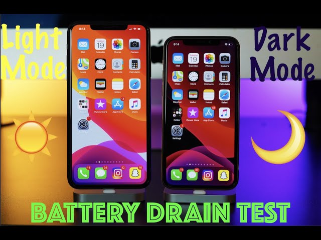 Dark Mode vs. Light Mode Battery Drain Test on iPhone 11 Pro & Pro Max! Does it Save Battery?
