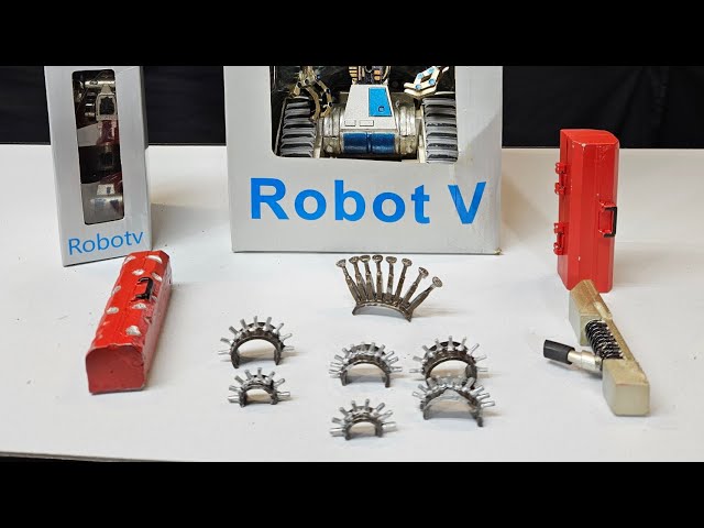 Robot V Aluminium version (unboxing)