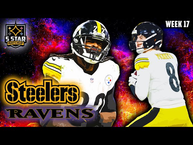 Steelers vs Ravens Week 17 Highlights: Kenny Pickett & Najee Harris Comeback Again! | 5 Star Matchup