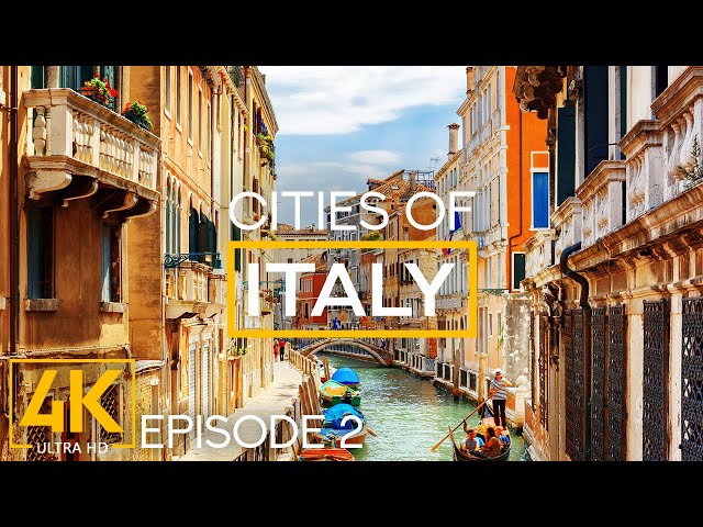 Cities of Italy in 4K UHD - Part 2 - Calm City Life of Venice, Tivoli, Firenze & Tuscany Region