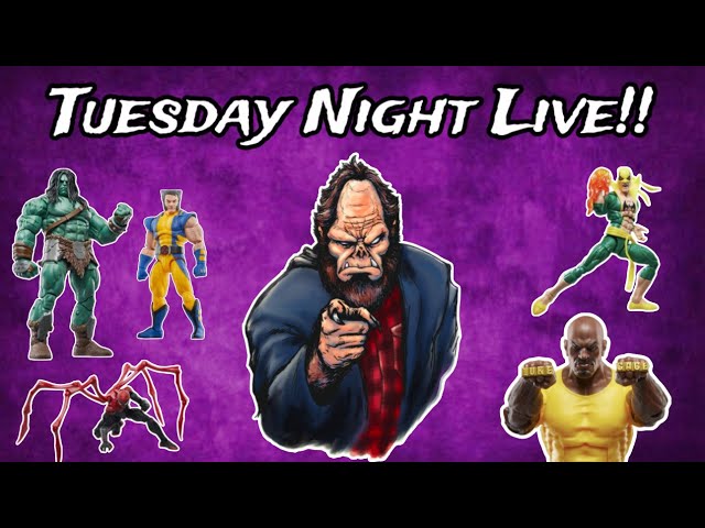 TUESDAY NIGHT LIVE!!!! NEW MARVEL LEGENDS & TOY PHOTOGRAGHY SHOW CASE!