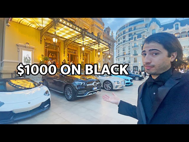I Bet $1000 On Black At The Monte Carlo Casino In Monaco 🇲🇨