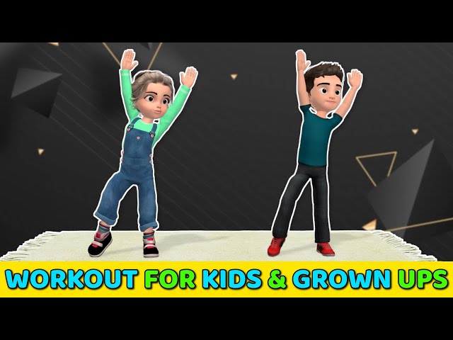 SUPER EASY WORKOUT FOR KIDS & GROWN UPS