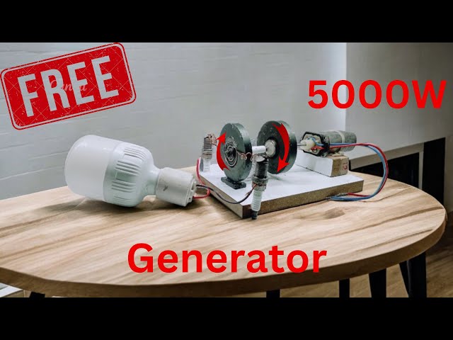 ✨If you like to make a free electricity generator! Watch this movie✨