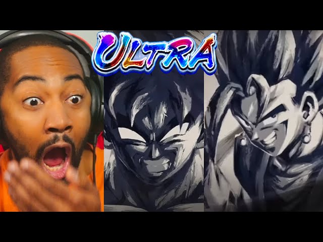 Anime Fan Reacts to Dragon Ball Legends (Ultra Ink Brush Animations)