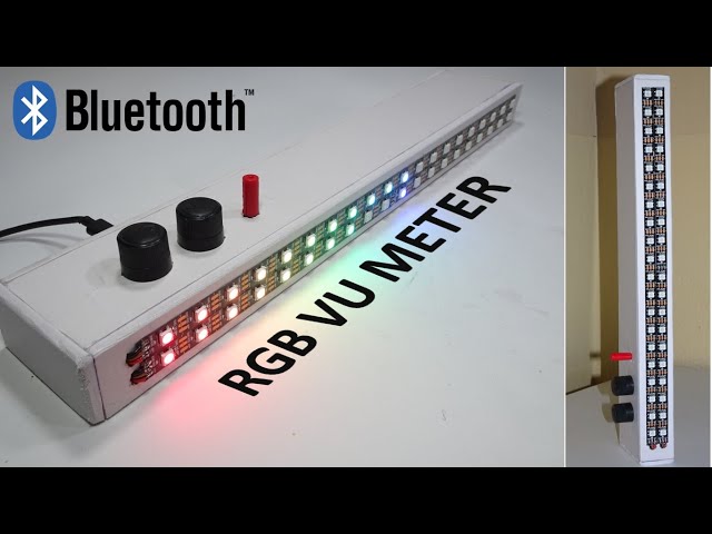 Bluetooth RGB VU Meter with Multi Functioning Control