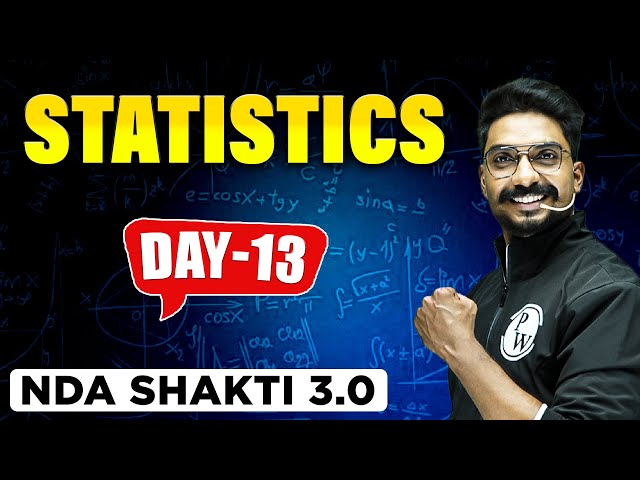 NDA Maths 2023 | Statistics | NDA CRASH COURSE